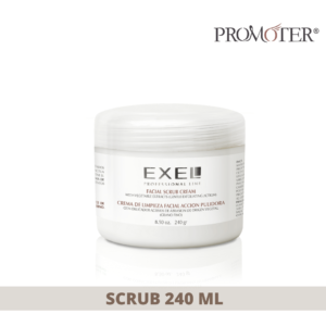 Crema pulidora / exfoliante facial 240 ml.