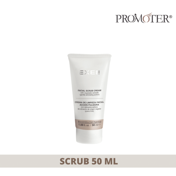 Crema pulidora / exfoliante facial 50 ml.
