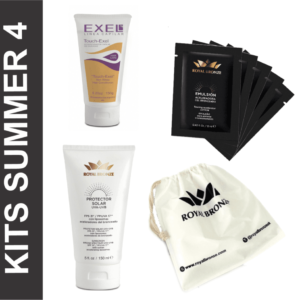 KIT SUMMER 4 - 12 Pantalla FPS 31 c/ LIP-17 + 60 Aceleradores de bronceado + 12 Acondicionadores sin enjuague + Bolsita de regalo!