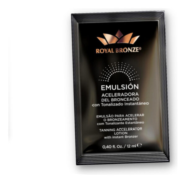 Acelerador De Bronceado Con Dha Sobre 12 Ml Cama Solar