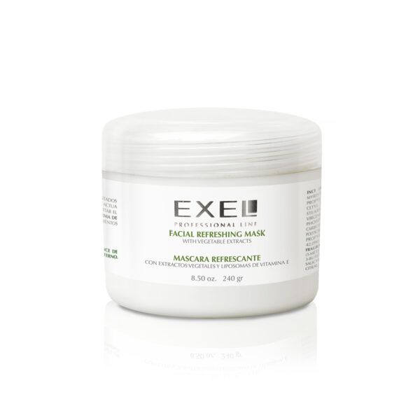MÁSCARA REFRESCANTE con Ext. vegetales y Liposomas de Vit. E 240 gr COD. 416