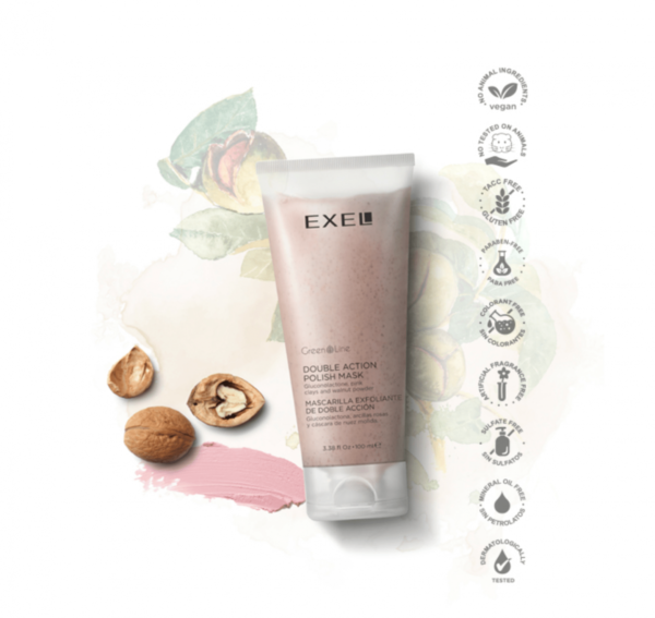 MÁSCARA EXFOLIANTE DE DOBLE ACCIÓN 100 ml