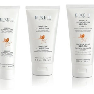 Kit Clarificante Manchas Piel Mascara + Crema + Protector
