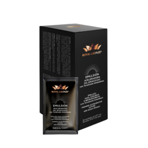 Caja x 30 sobres - Acelerador De Bronceado Con Dha Sobre 12 Ml Cama Solar Royal Bronze
